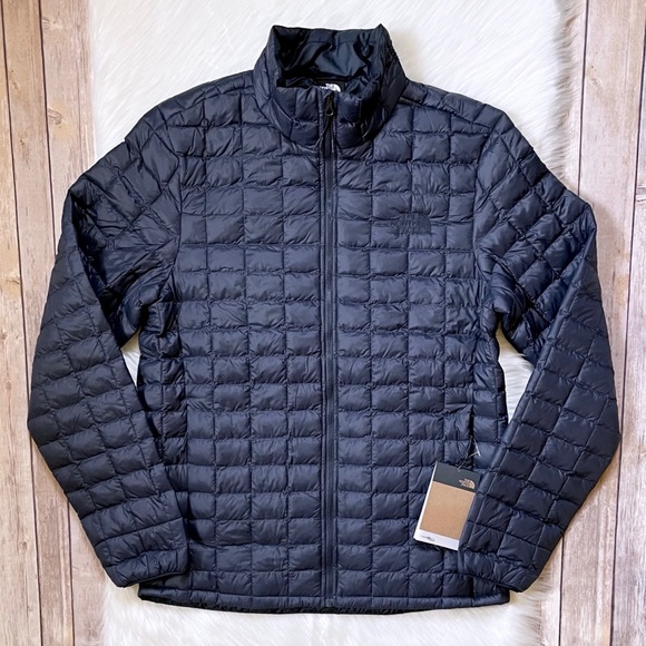 The North Face Men’s ThermoBall Eco Navy Jacket - Picture 2 of 7